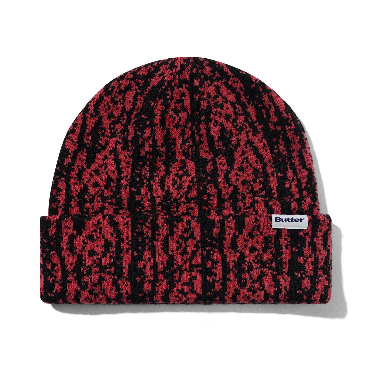 Lowland Camo Beanie, Berry