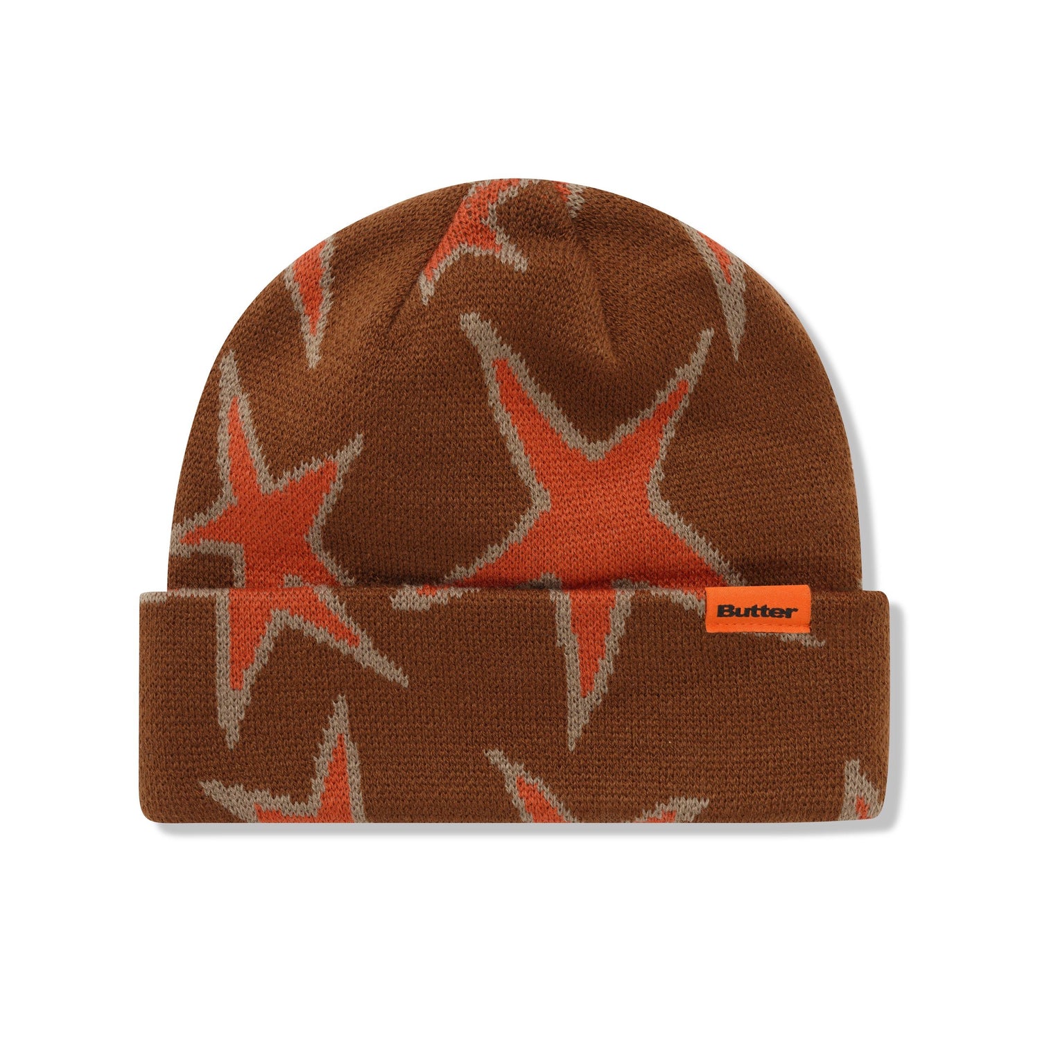 Stars Cuff Beanie, Oak