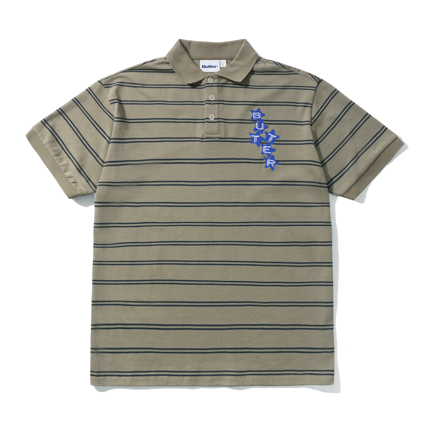 Stars Polo S/S Shirt, Khaki