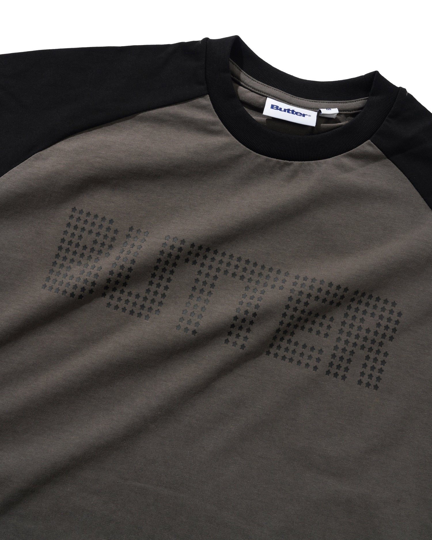 Stars Raglan Tee, Black