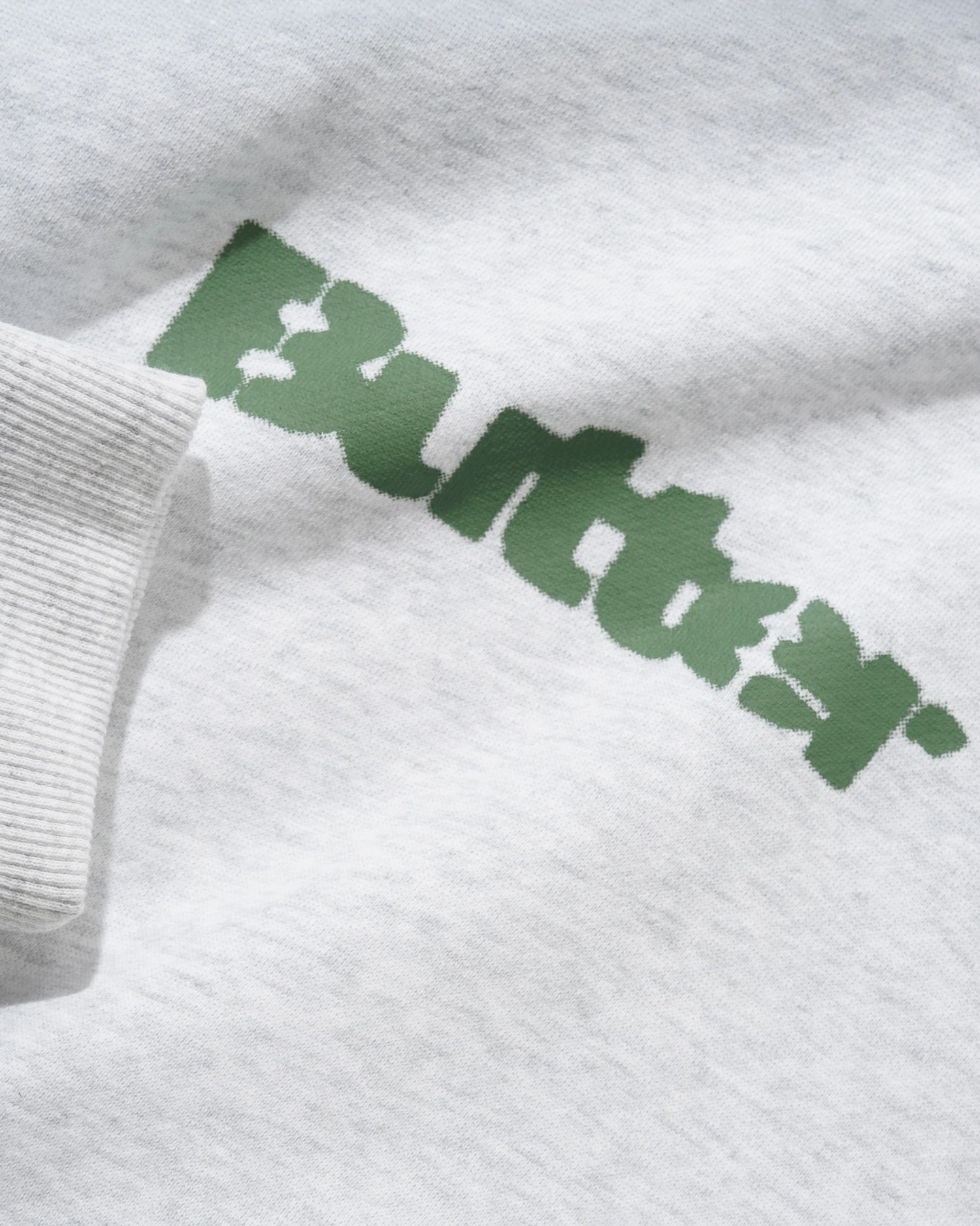 Stencil Logo Pullover Hood, Ash