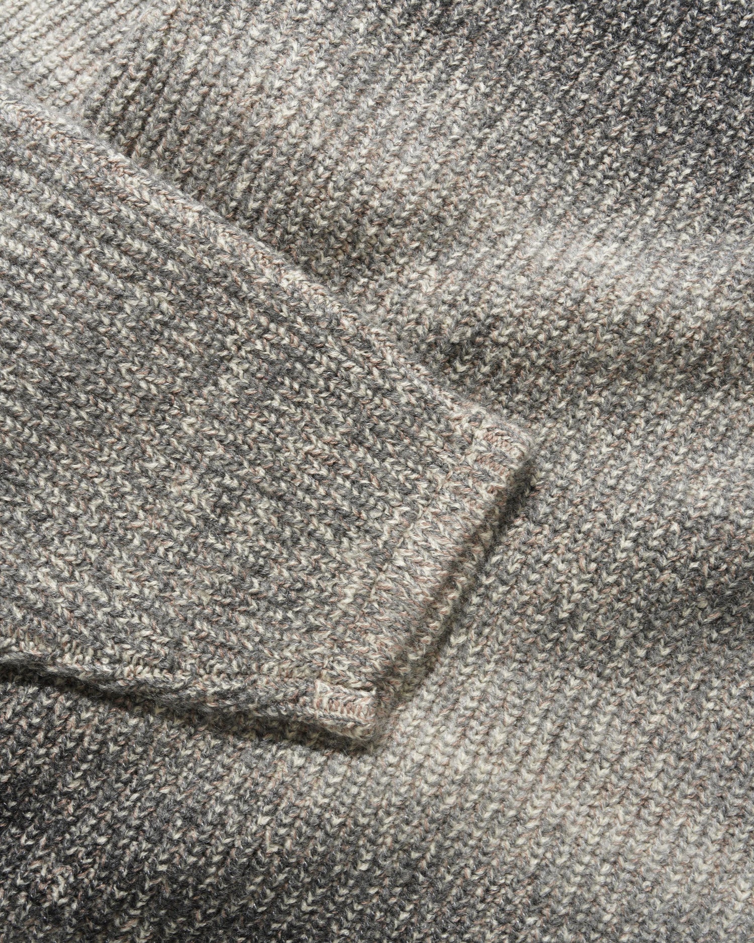 Stripe Knit Sweater, Black Marle