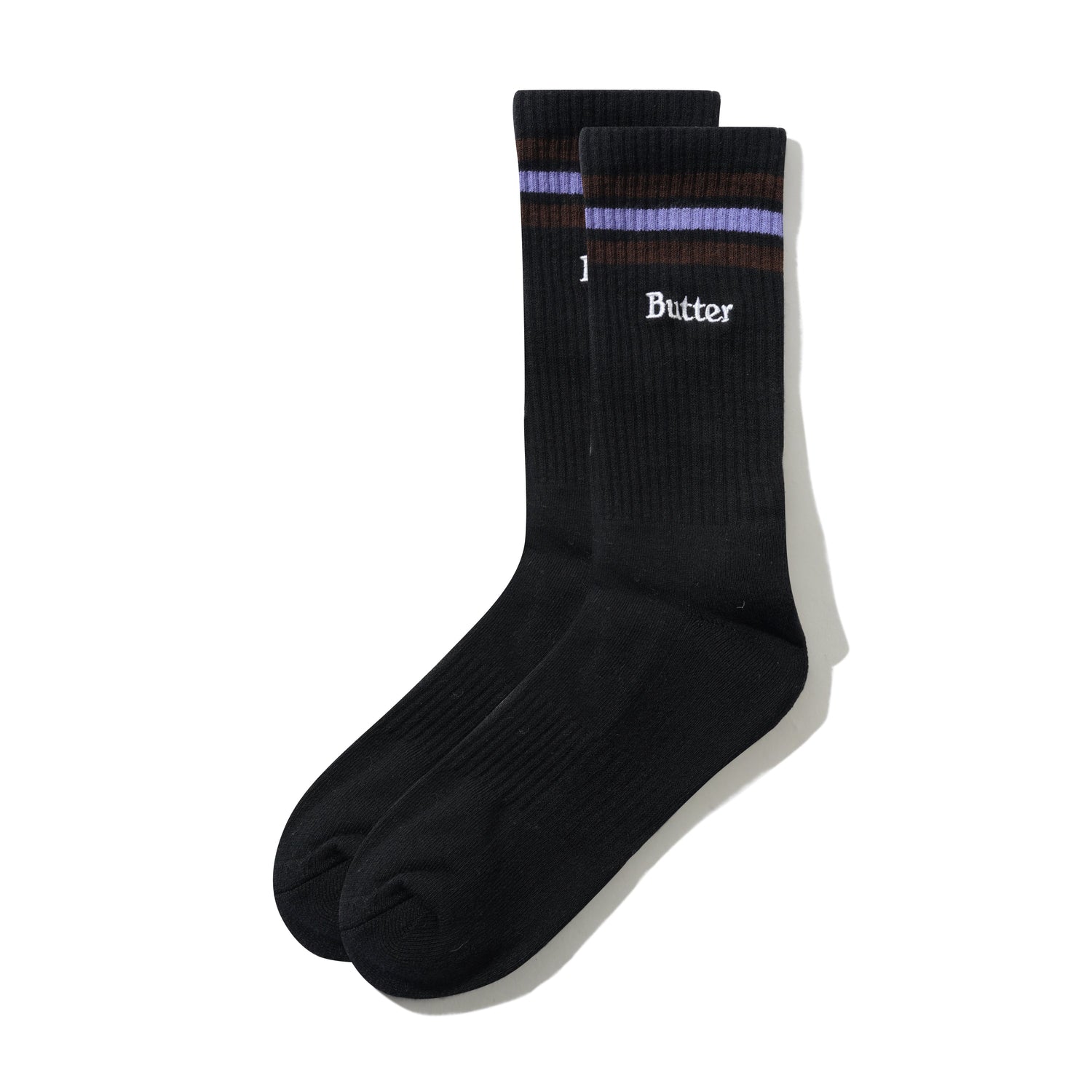 Stripe Socks, Black