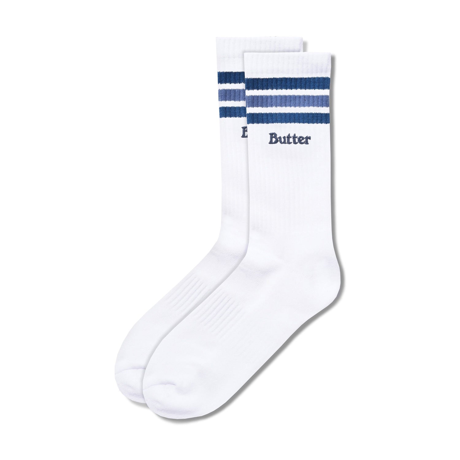 Stripe Socks, White