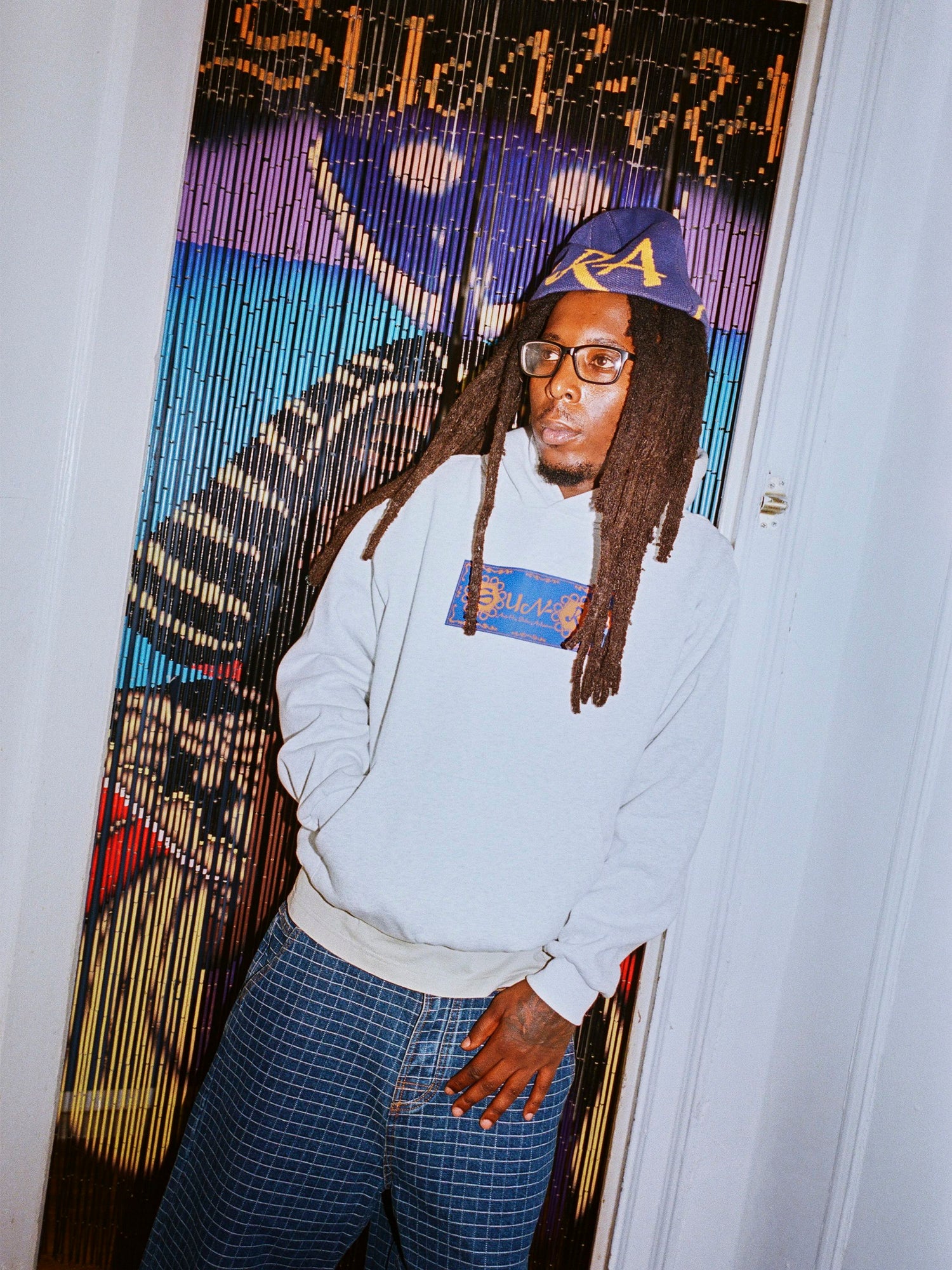 Sun Ra Pullover Hood, Ash Grey