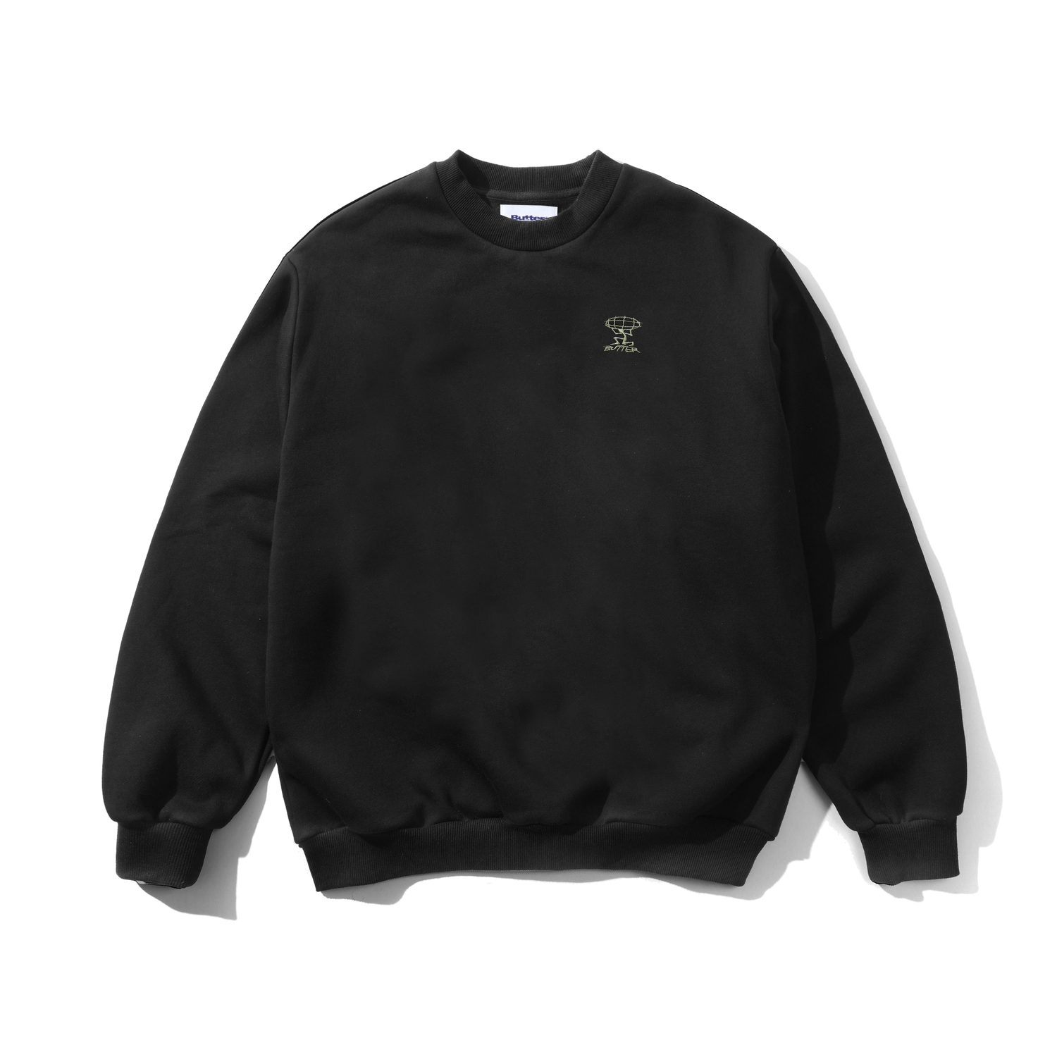 Terrain Basic Crewneck, Washed Black