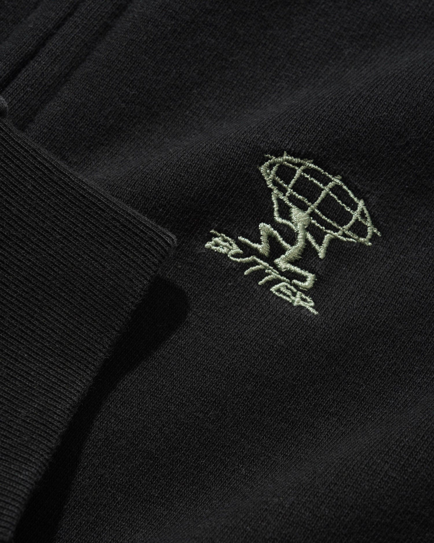 Terrain Basic Zip-Thru Hood, Washed Black
