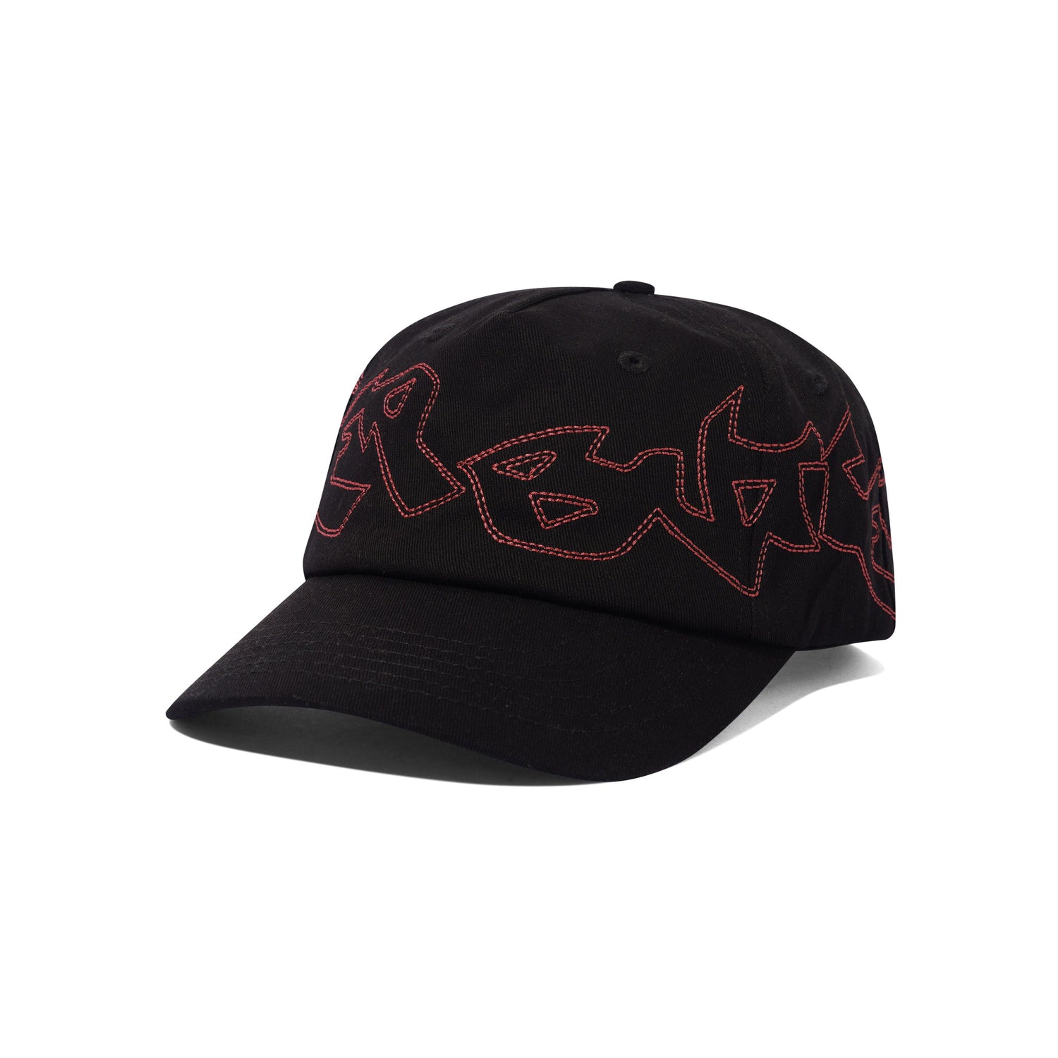 Trance 5 Panel Cap, Black