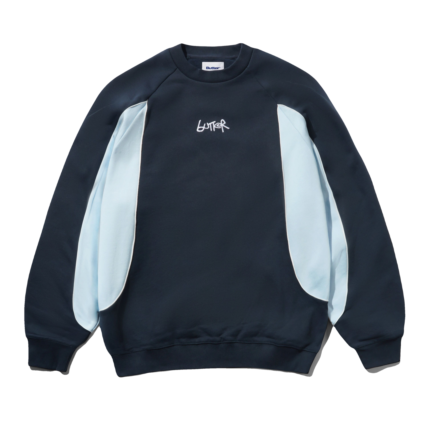 Tread Crewneck, Navy / Sky
