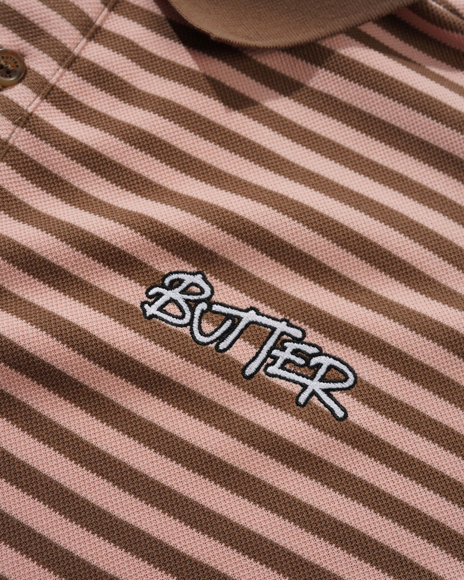 Tunnel S/S Polo Shirt, Brown / Salmon