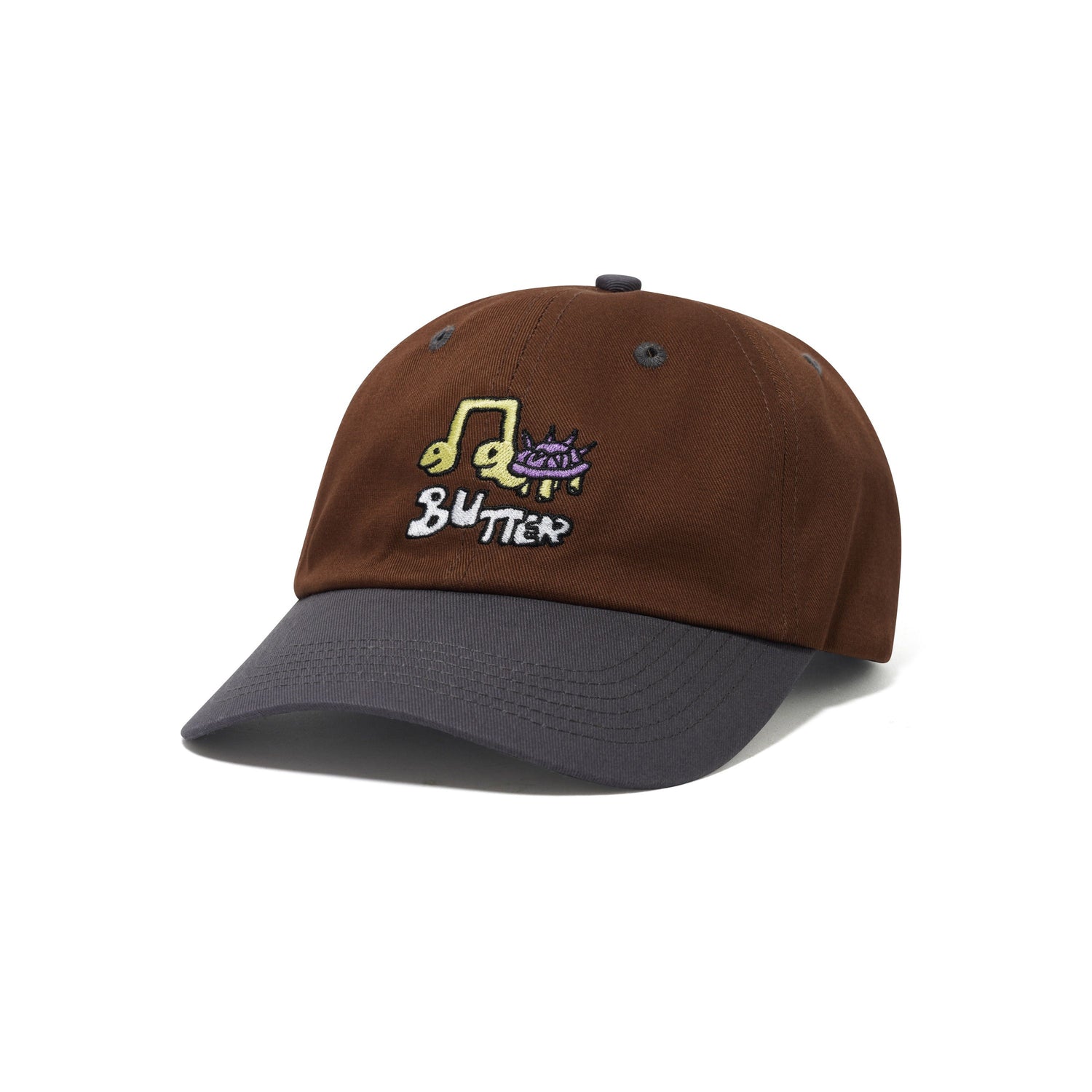 Turtle 6 Panel Cap, Walnut / Steel