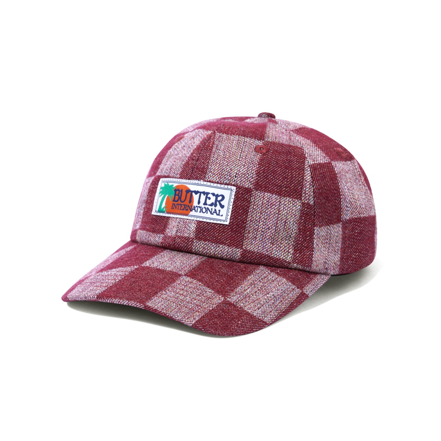 Vacation 6 Panel Cap Maroon Butter Goods USA