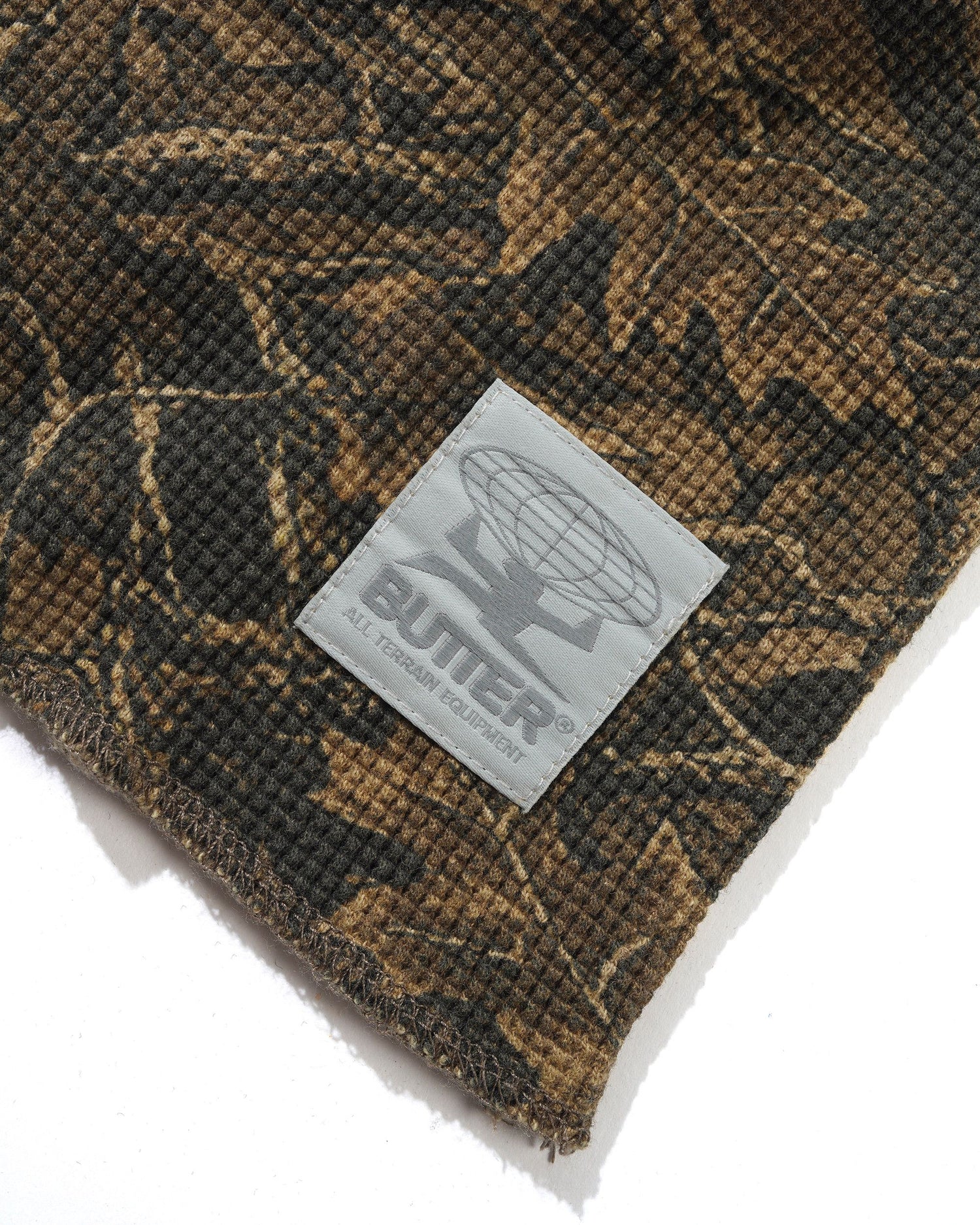 Waffle L/S Top, Forest Camo