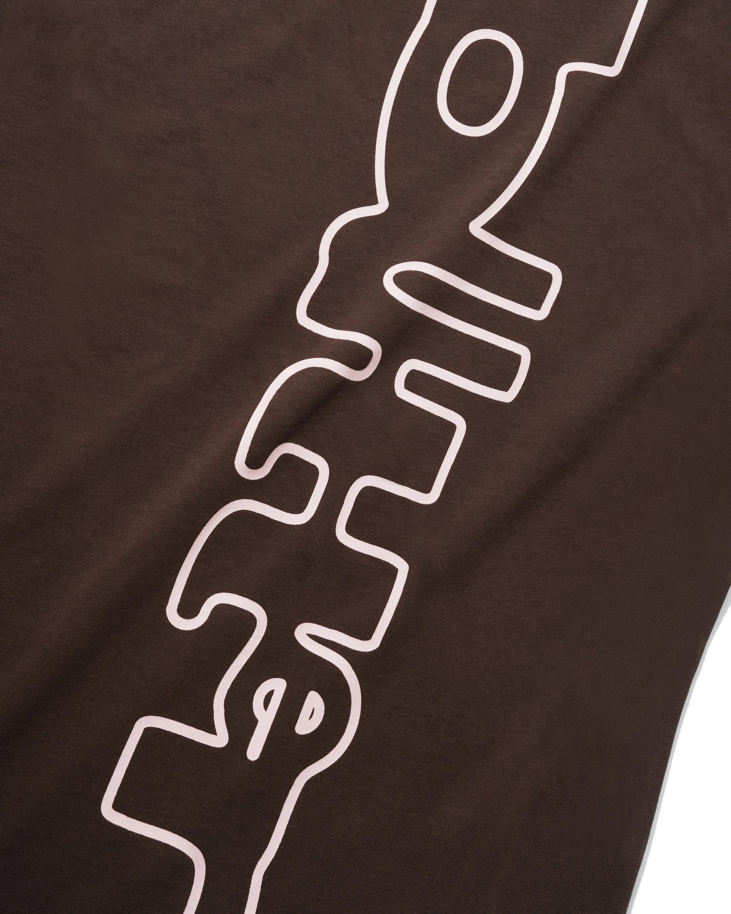 Warped Tee, Chestnut