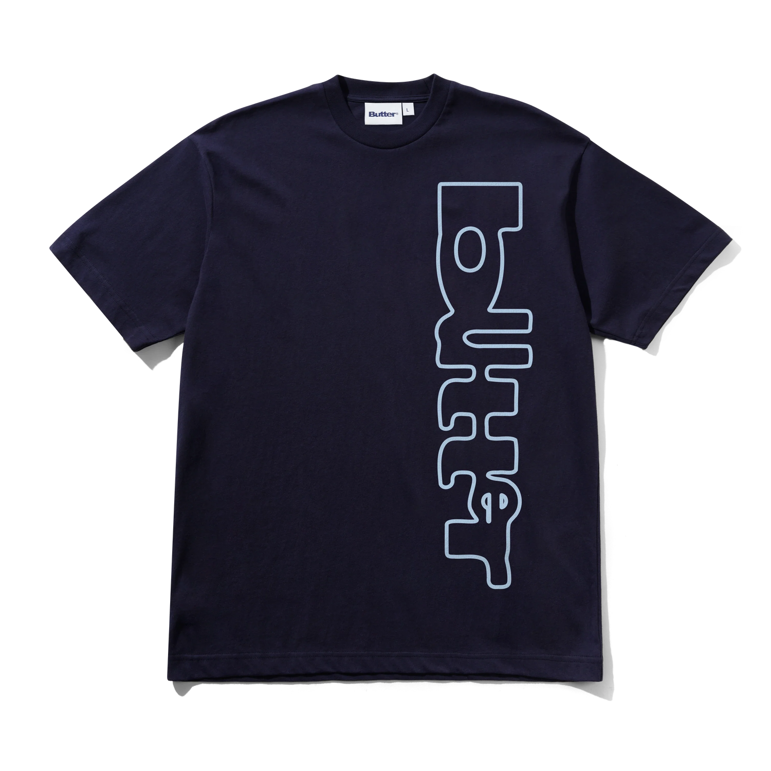 Warped Tee, Navy