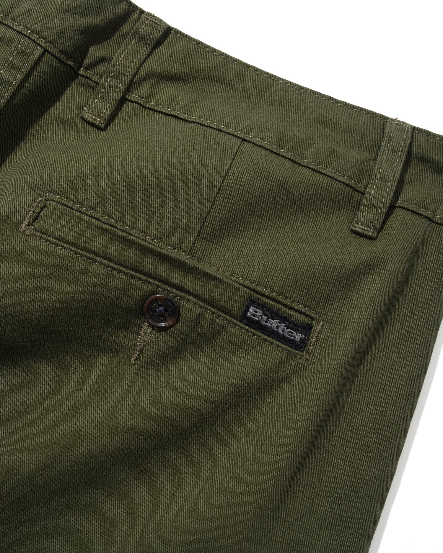 Washed Relaxed Pants, Army