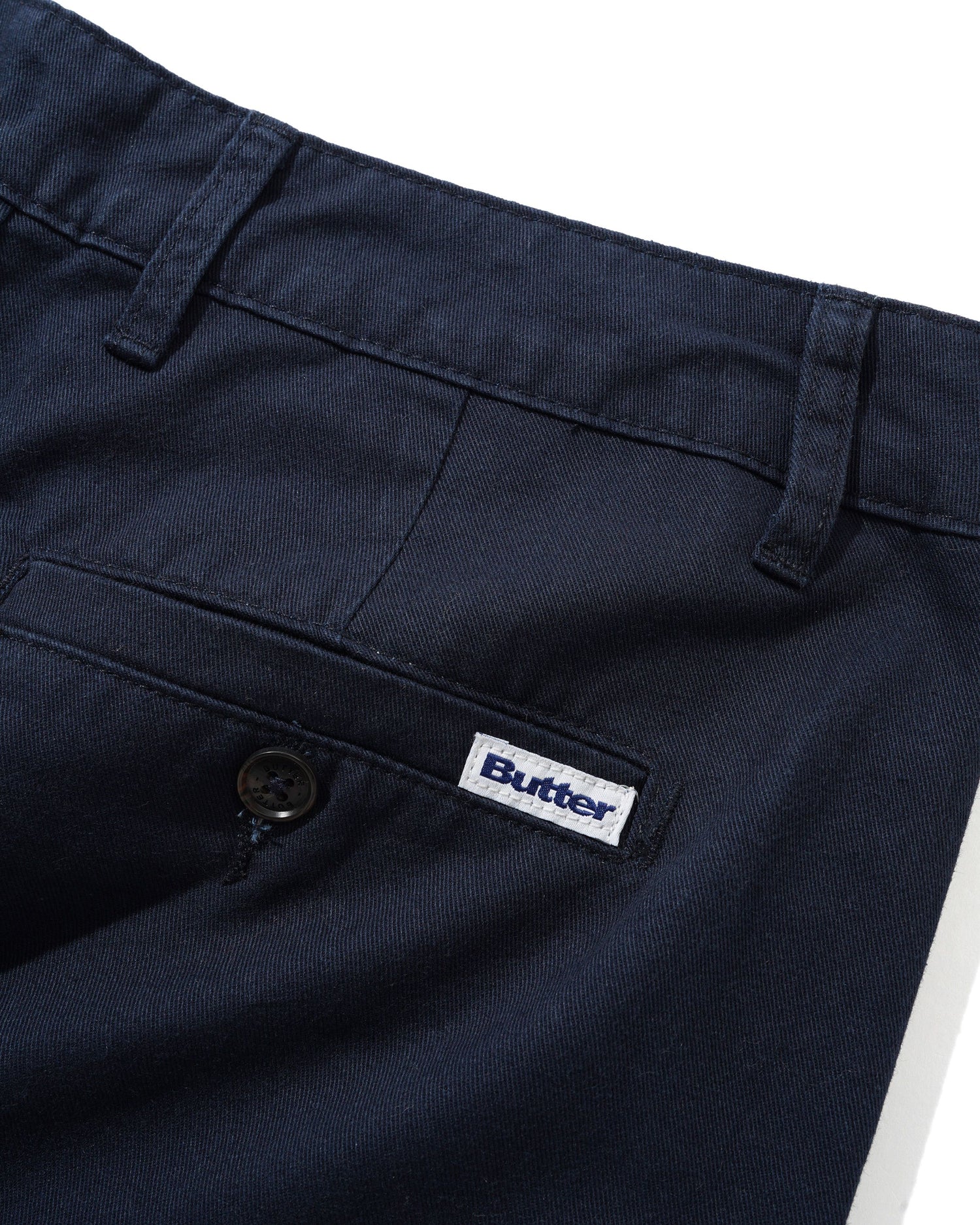 Washed Relaxed Pants, Navy