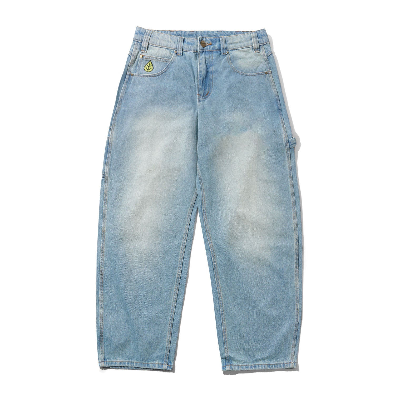Weathergear Denim Jeans, Distressed Indigo