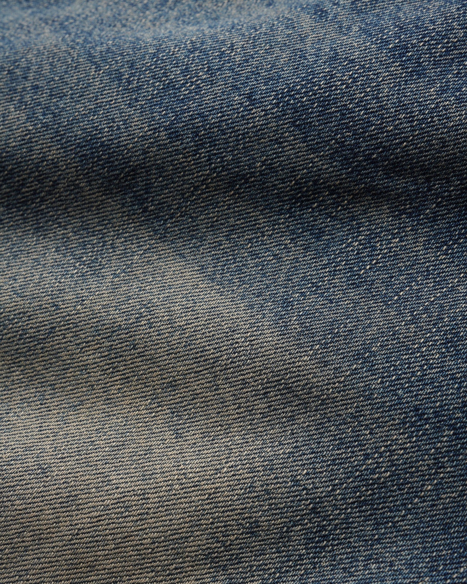 Wide Cut Denim Jeans, Dirty Wash Indigo