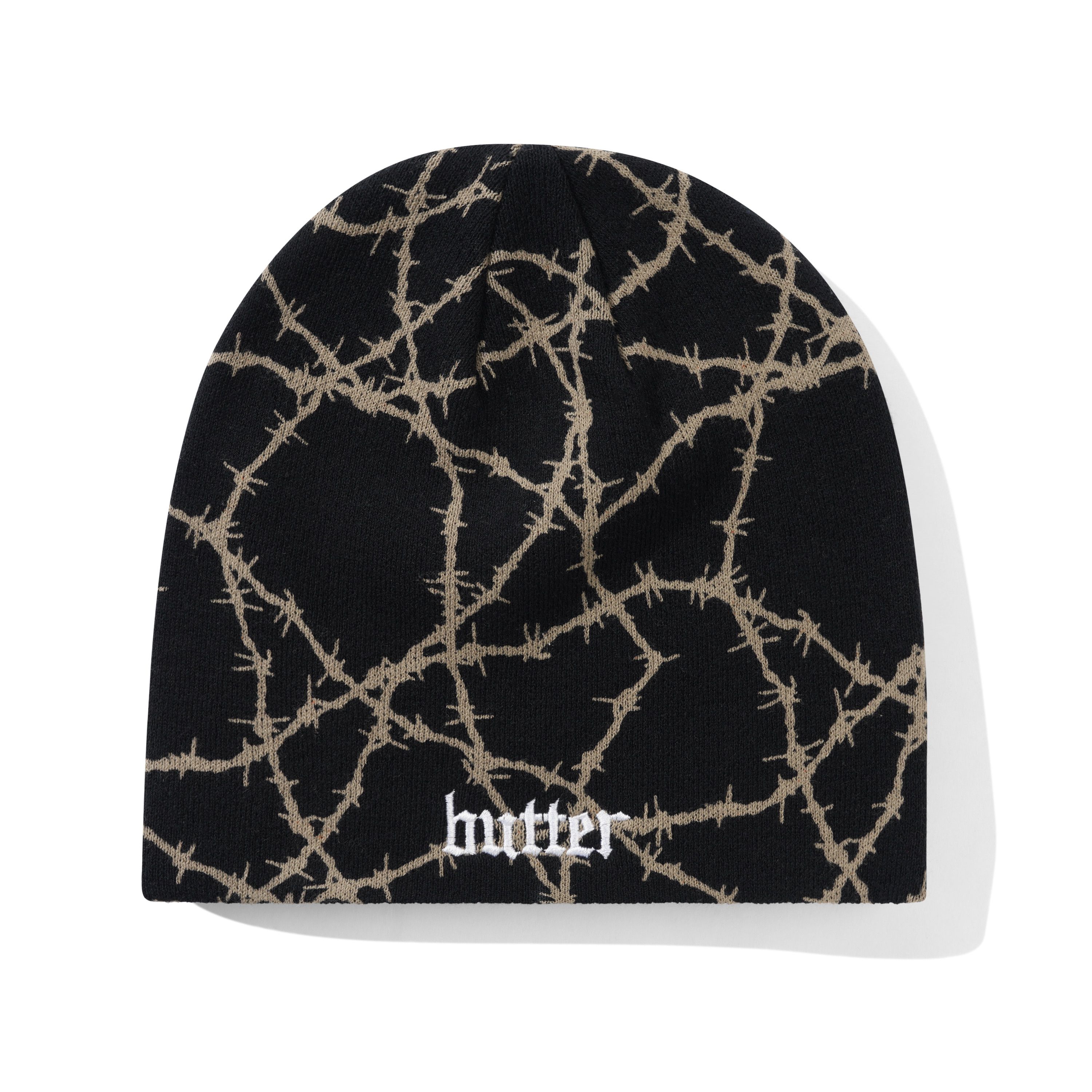 【BUTTER GOODS】Athletica Skully Beanie - Black Wired Skully Beanie, Black – Butter Goods USA