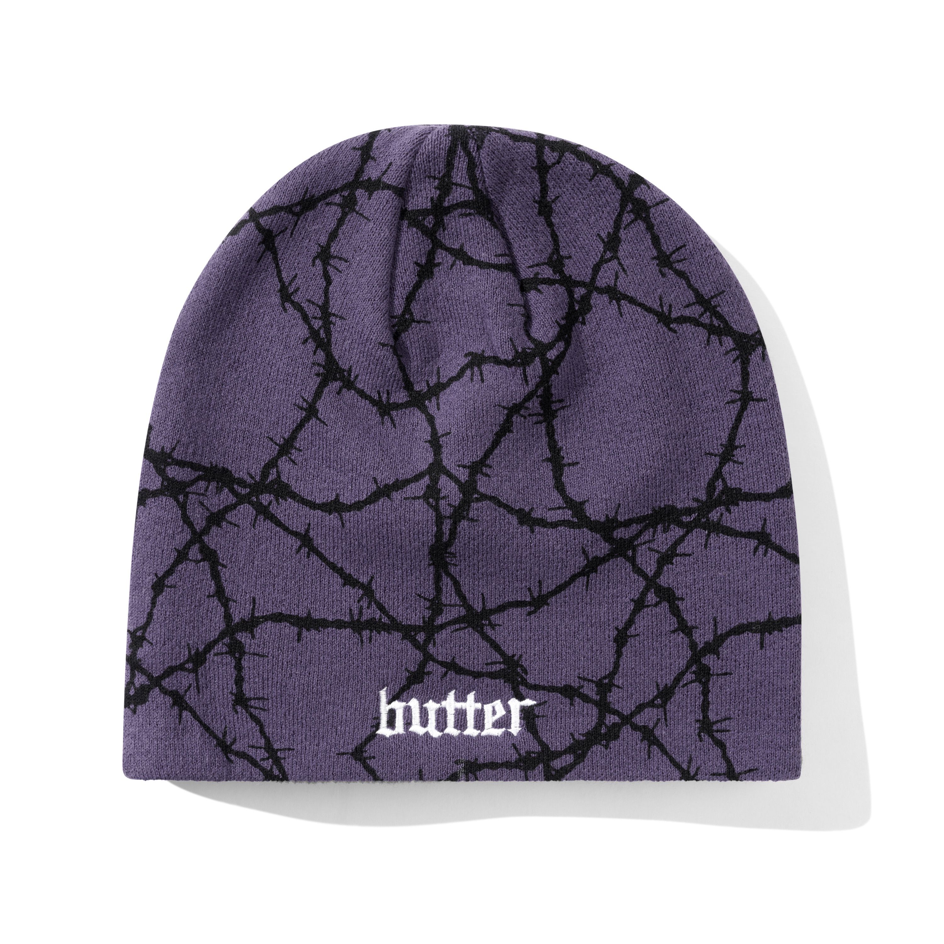 【Butter Goods】 Wired Skully Beanie Wired Skully Beanie, Purple – Butter Goods USA