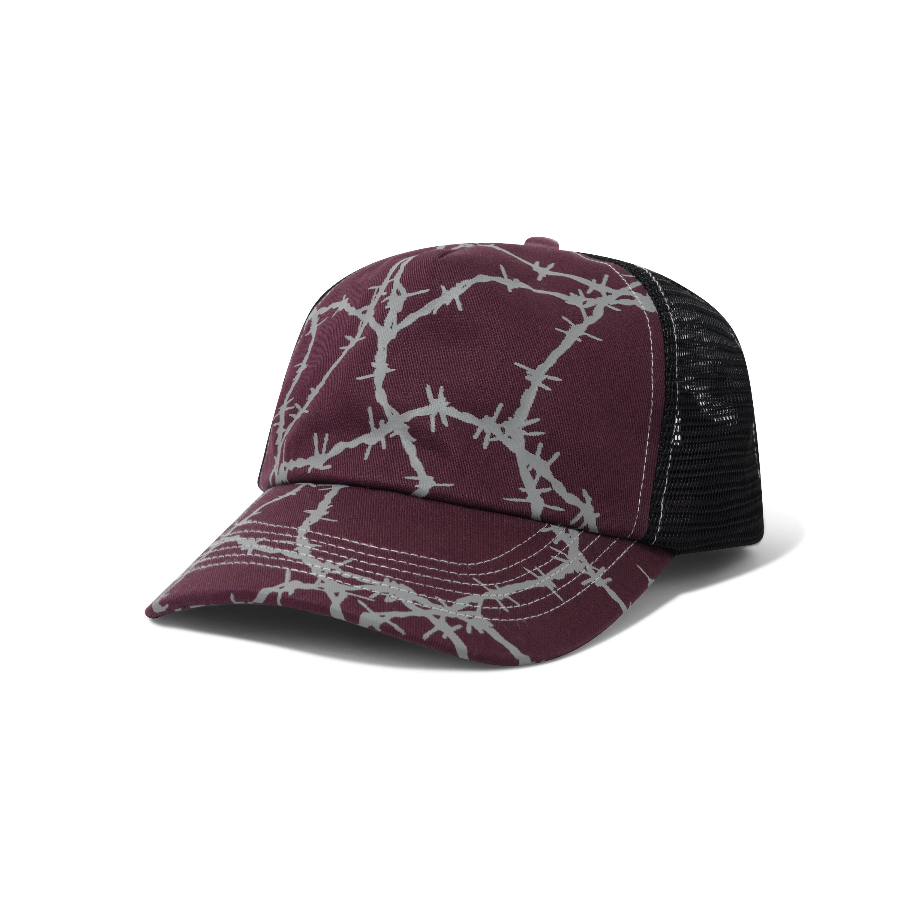 【Butter Goods】バターグッズ Wired Trucker Cap キャップ WiredTruckerCapWine1.jpg?v=