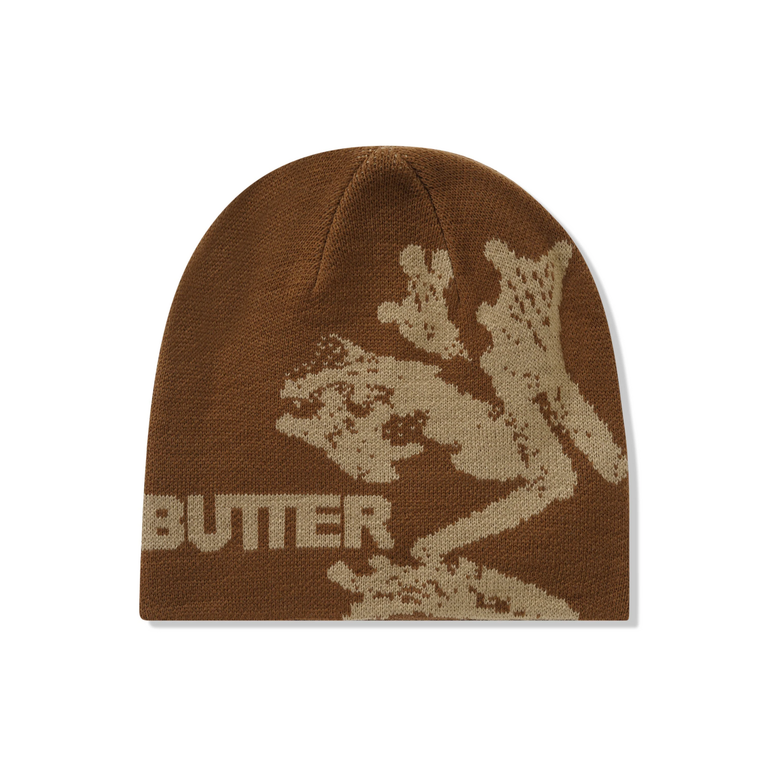 Amphibian Skull Beanie, Brown