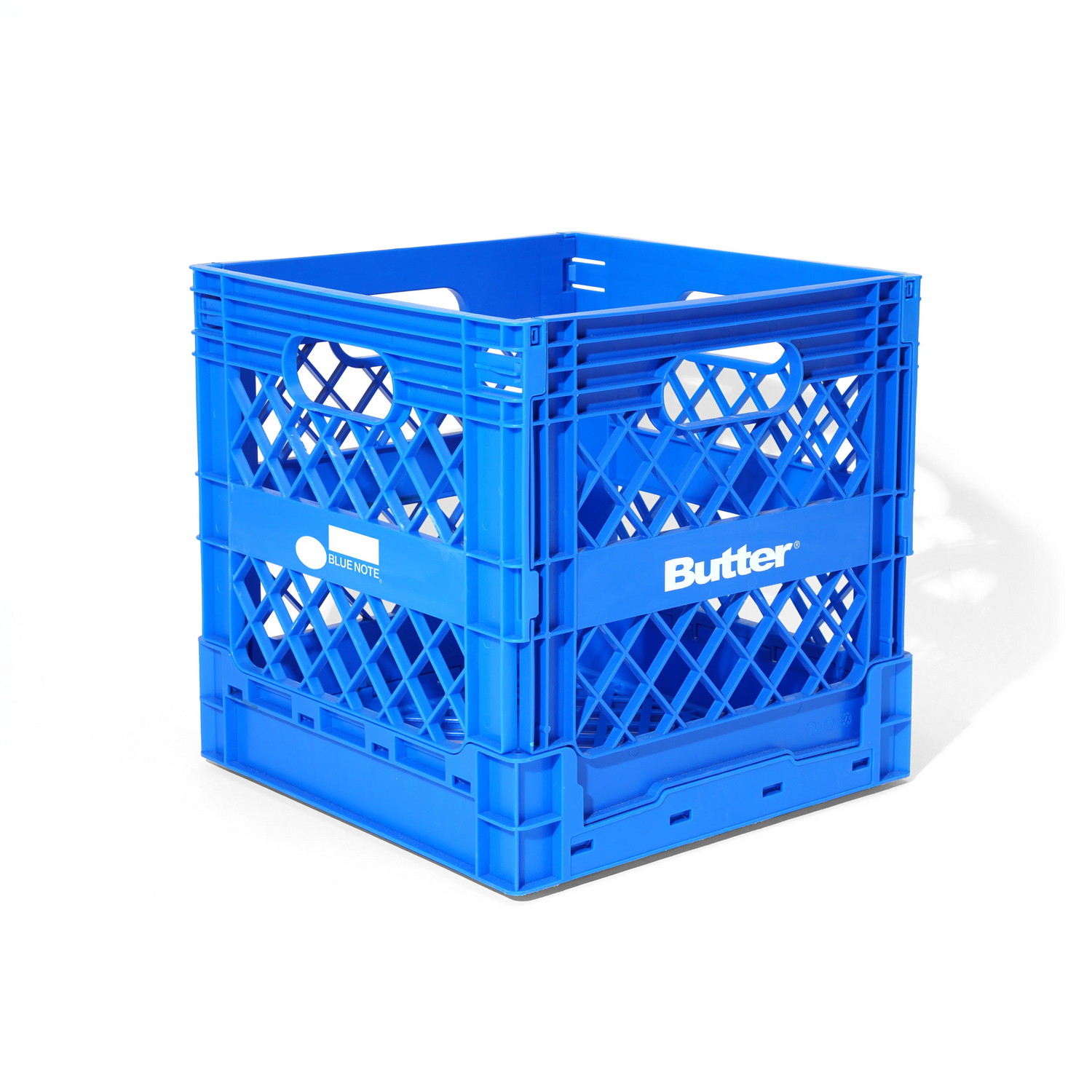 Blue Note Collapsible Record Crate, Royal Blue