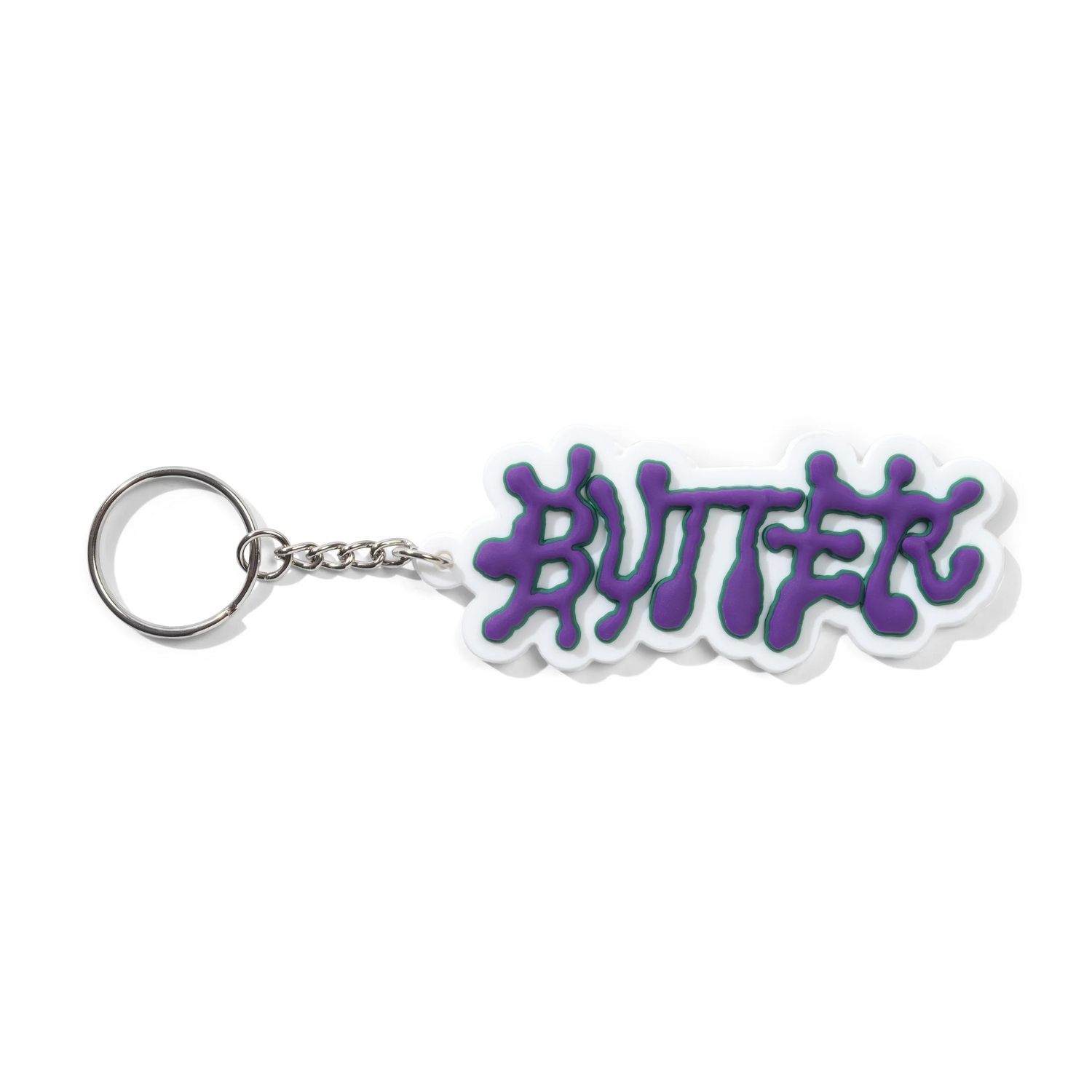 Ink Rubber Key Chain, White