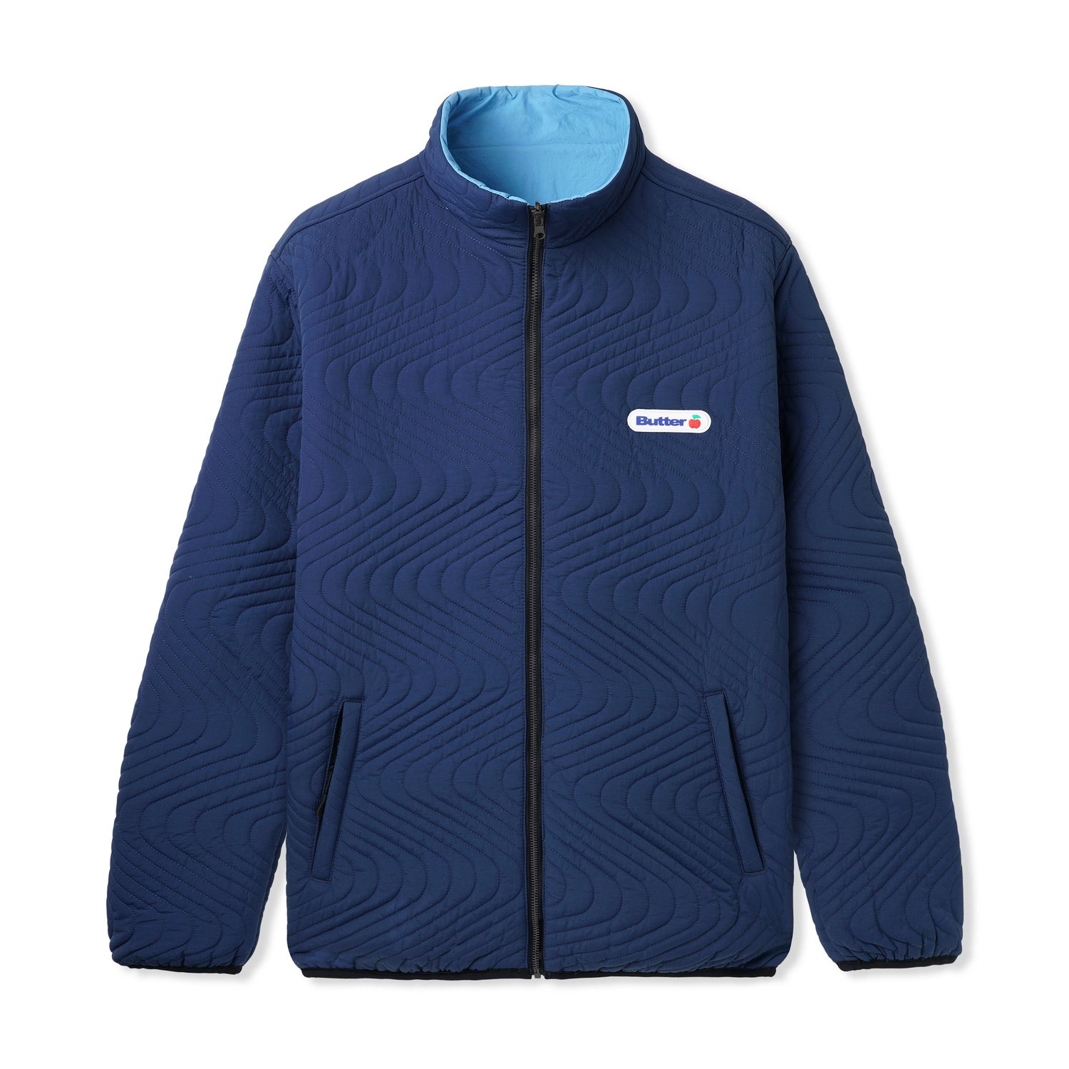 Quilted Reversible Jacket, Navy / Blue
