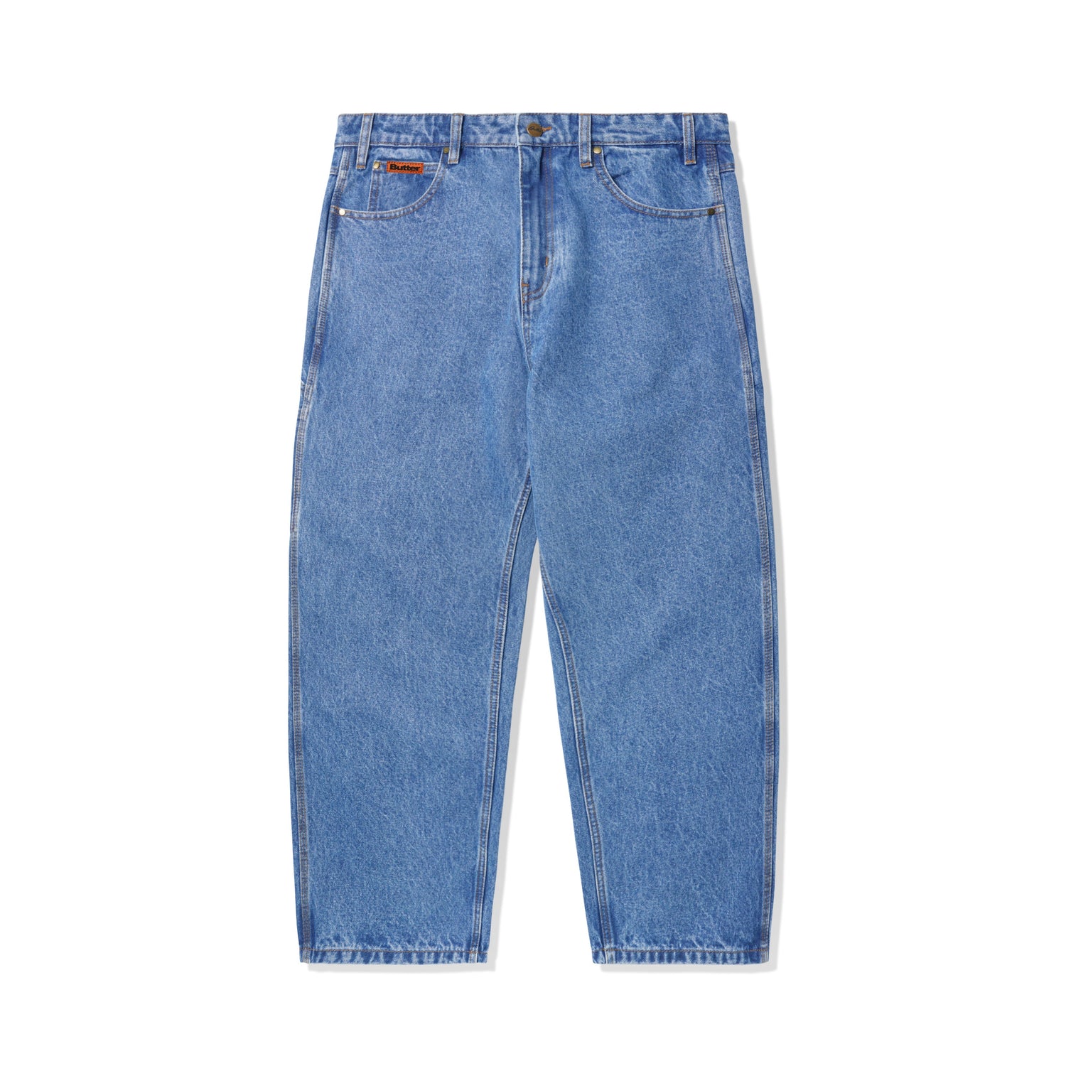 Baggy Denim Jeans, Washed Indigo – Butter Goods USA