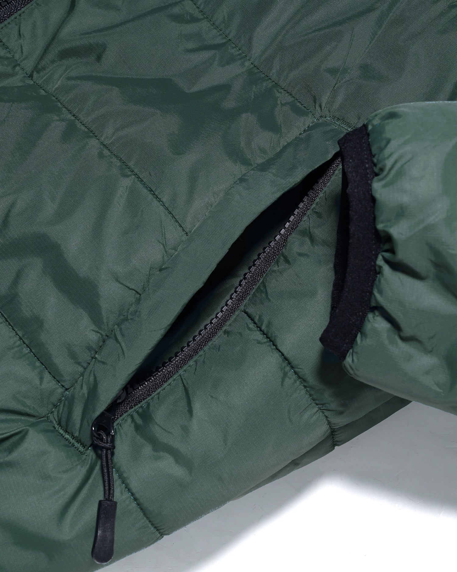 Jun Reversible Puffer Jacket, Army / Slate