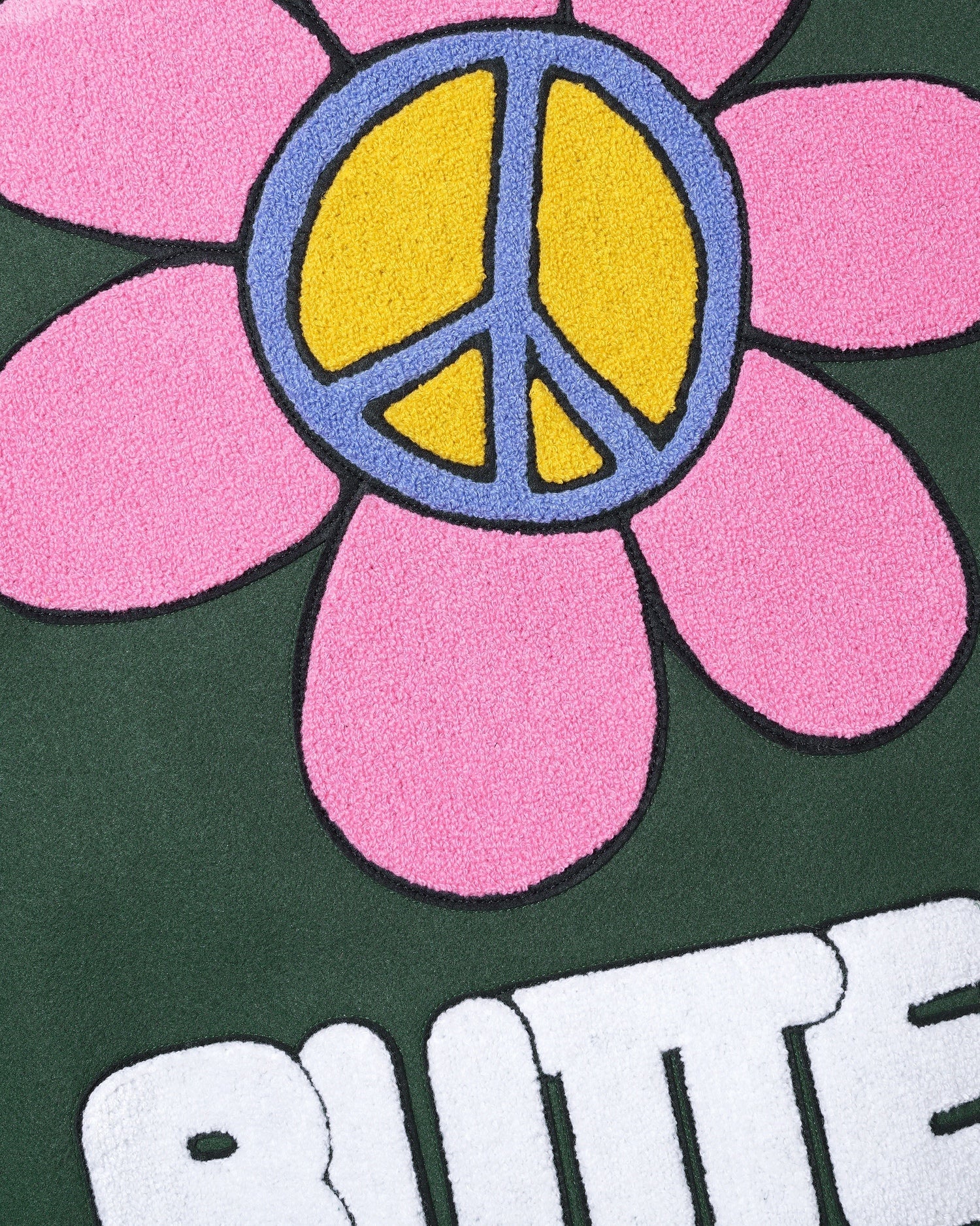 World Peace Varsity Jacket, Forest Green