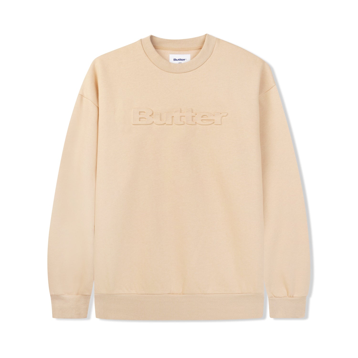 Tan crew hot sale neck sweatshirt