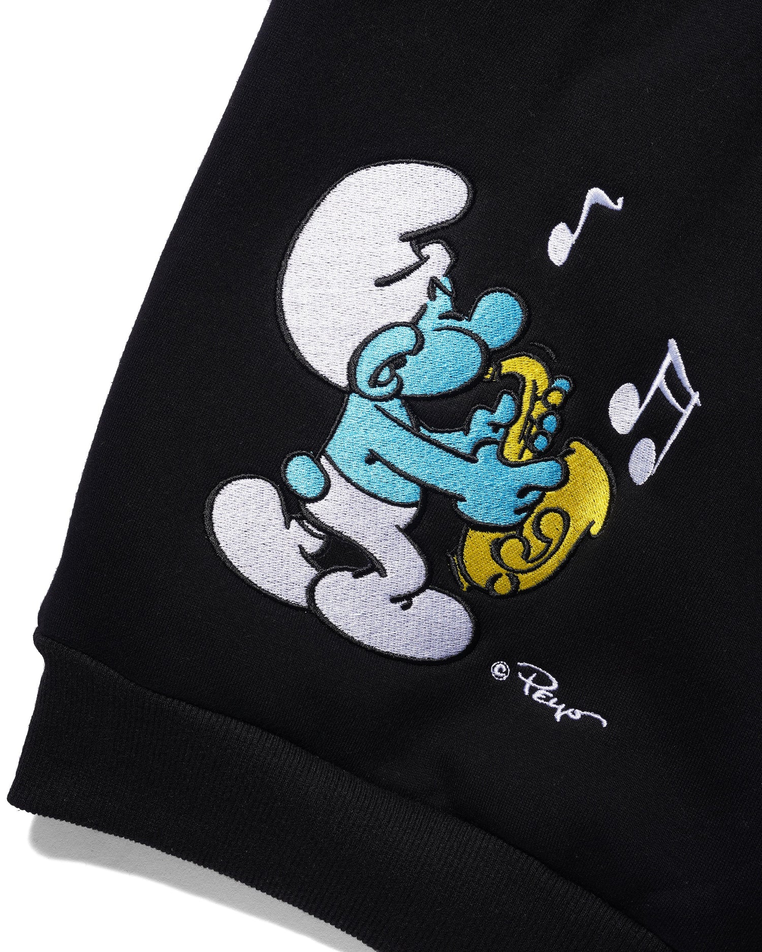 The Smurfs Embroidery Crew Neck Sweatshirt