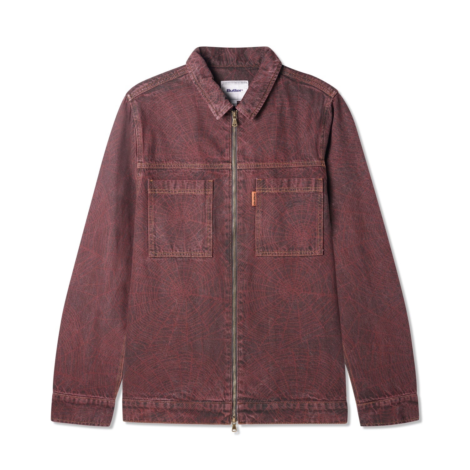 Overdye Web Denim Jacket, Brick – Butter Goods USA