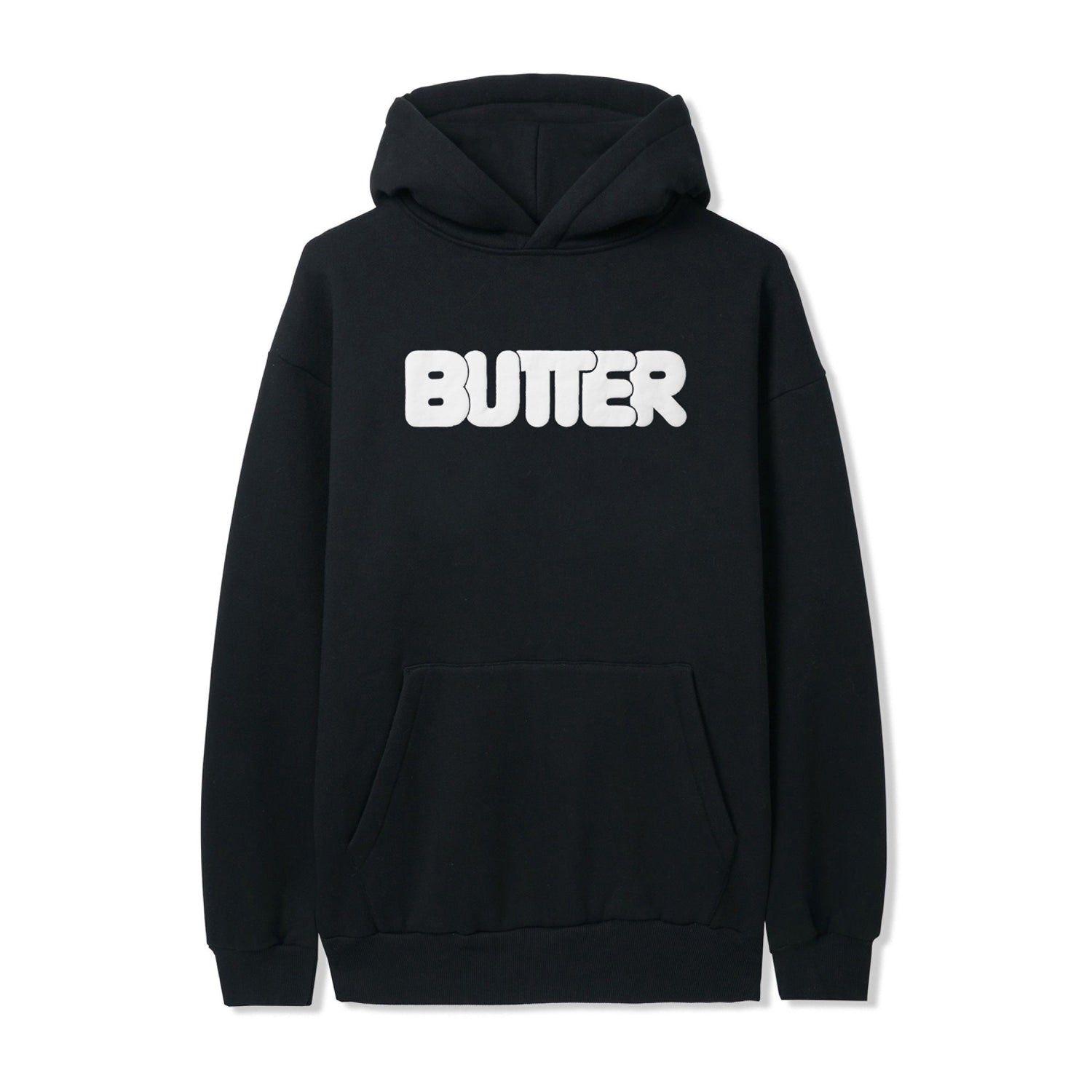 Puff Rounded Logo Pullover, Black