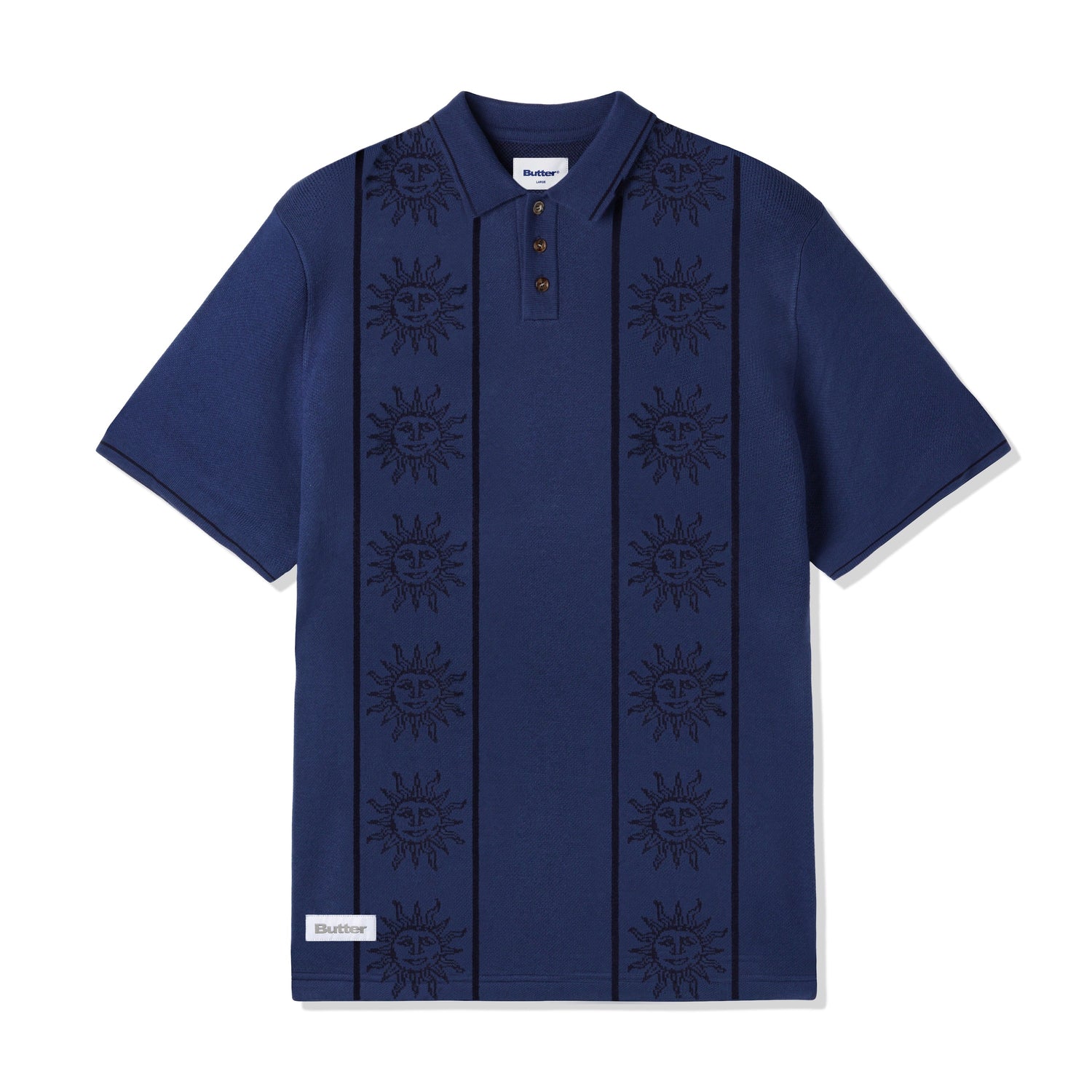 Solar Knit S/S Shirt, Harbour Blue