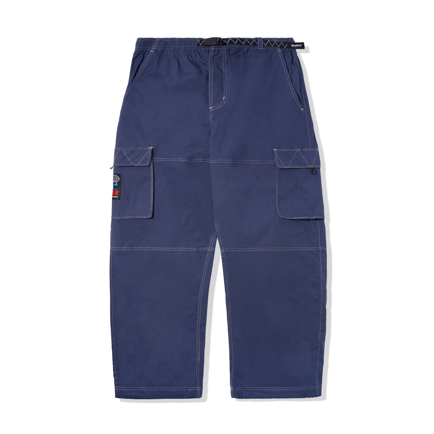 Terrain Contrast Stitch Cargo Pants, Slate